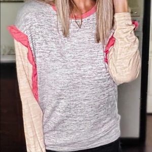 Long sleeve soft sweater